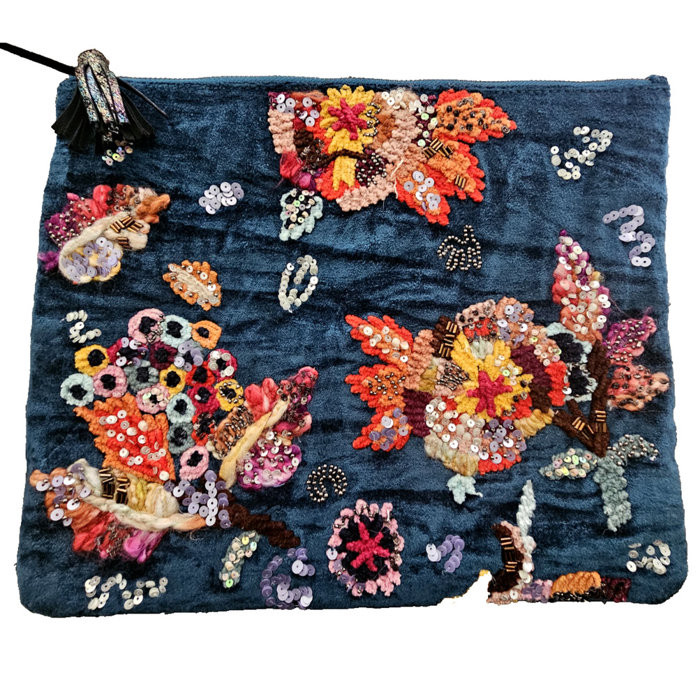 Steve Madden Bginger Blue Pouch